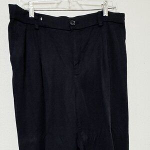 Black tailored pants by The Loft, size: 14